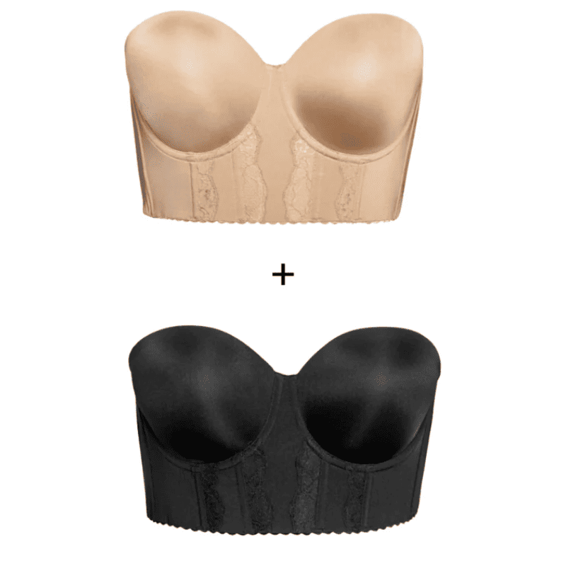 Kit 2 Sutiãs Corset Modelador + Alças Removíveis Grátis