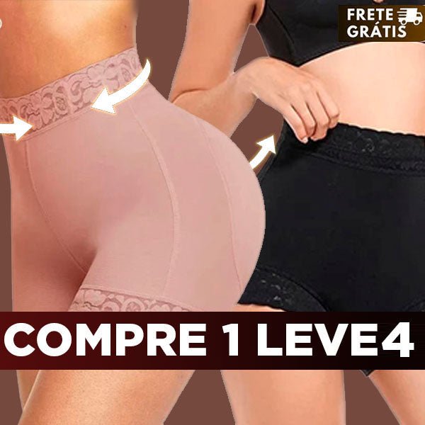 Kit 4 Calcinhas FitLax™ - Empina BumBum