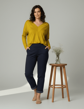 Calça Renata - Moletinho Jeans