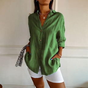 Kit 3 Camisas Ibiza em Linho de Algodão – Design Semi Plissado