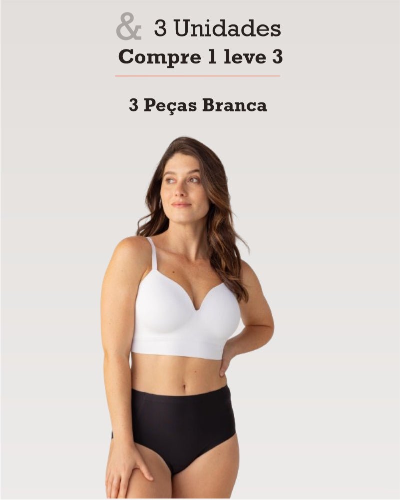 Kit 3 Sutiãs Modelador Libelle