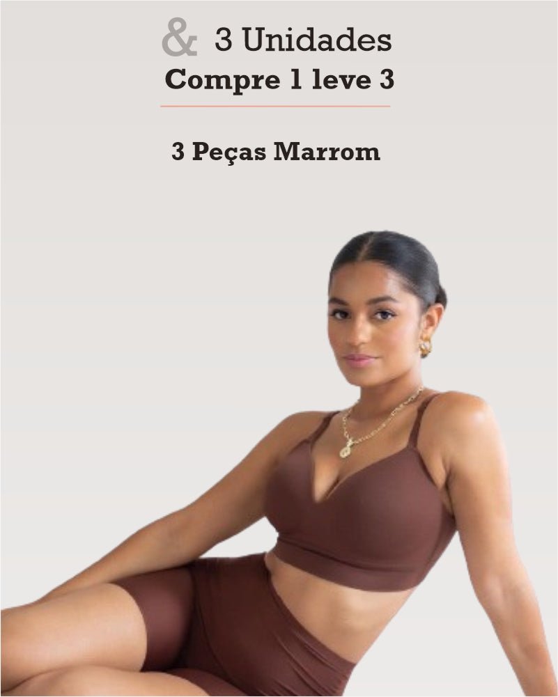 Kit 3 Sutiãs Modelador Libelle